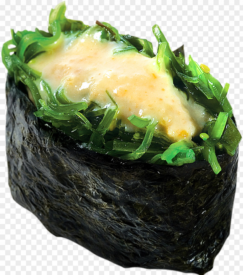 Nori Seaweed Sushi Pizza Makizushi Tobiko PNG