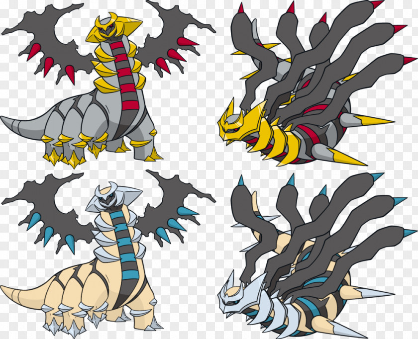 Shiny Giratina Pokémon Platinum Dialga Palkia PNG