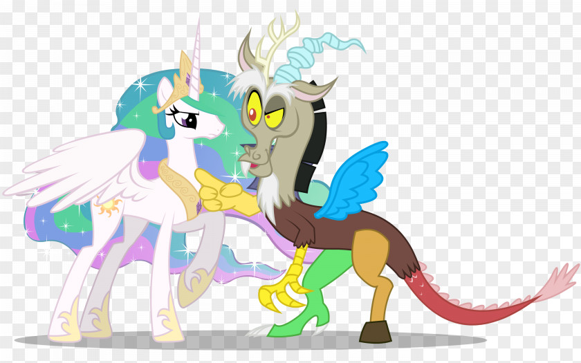 Pony Princess Celestia Luna Discord Canterlot PNG