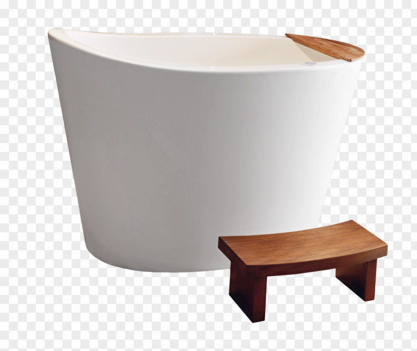 Practical Wooden Tub Hot Furo Bathtub Bathing Bathroom PNG