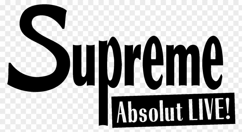 Supreme Logo Logos Absolut Live! Font PNG