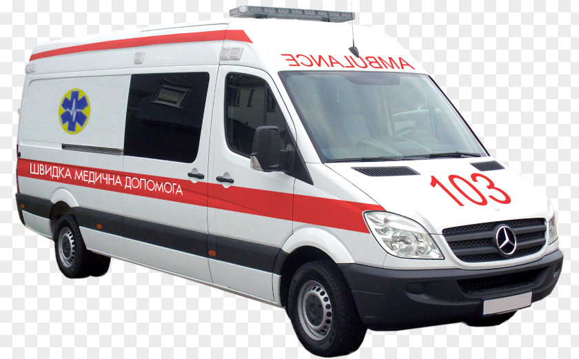 Ambulance Van Mercedes-Benz Sprinter PNG