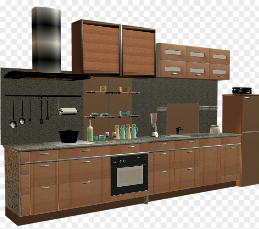 Kitchen Cabinet Table Furniture PNG