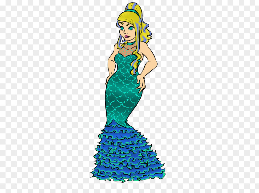 Mermaid Costume Design Dress PNG