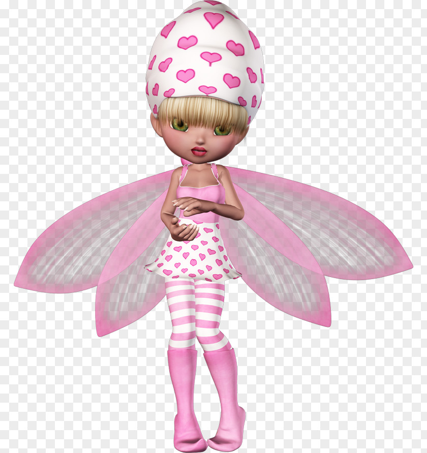 Barbie Fairy Pink M Figurine PNG