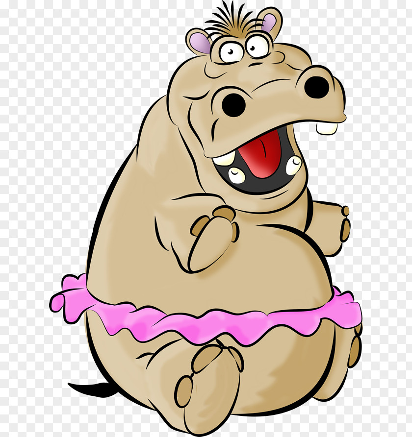Lovely Hippo Dog Hippopotamus Clip Art PNG