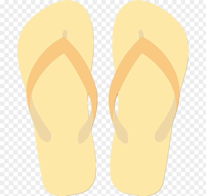 Sandal Footwear Watercolor Cartoon PNG