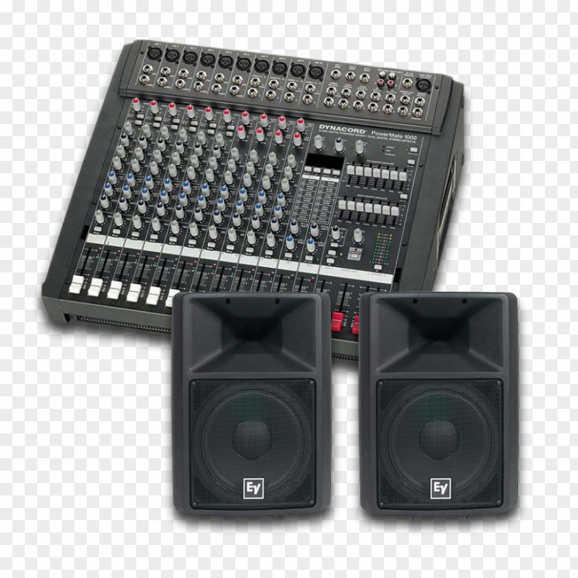 Sound System Microphone Audio Mixers Dynacord Stereophonic PNG
