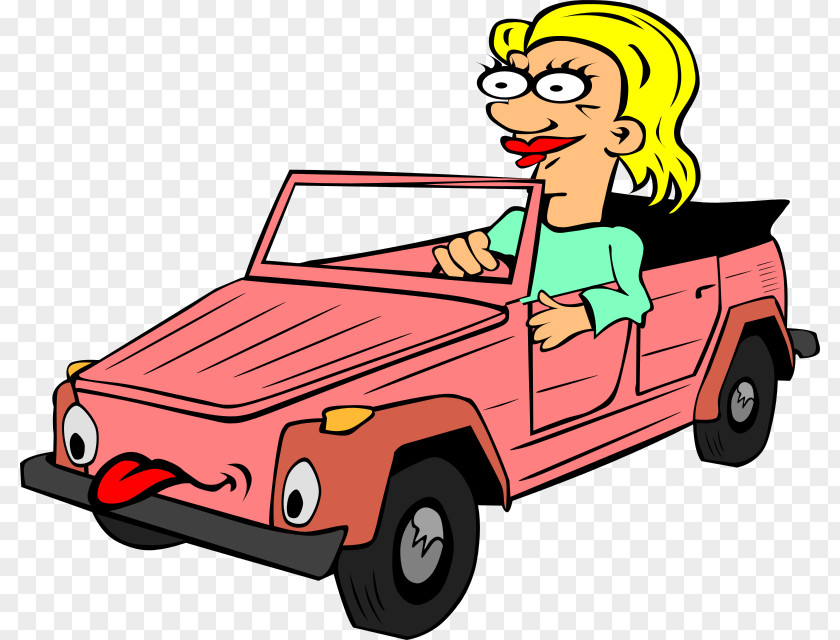 Driving Cartoon Clip Art PNG