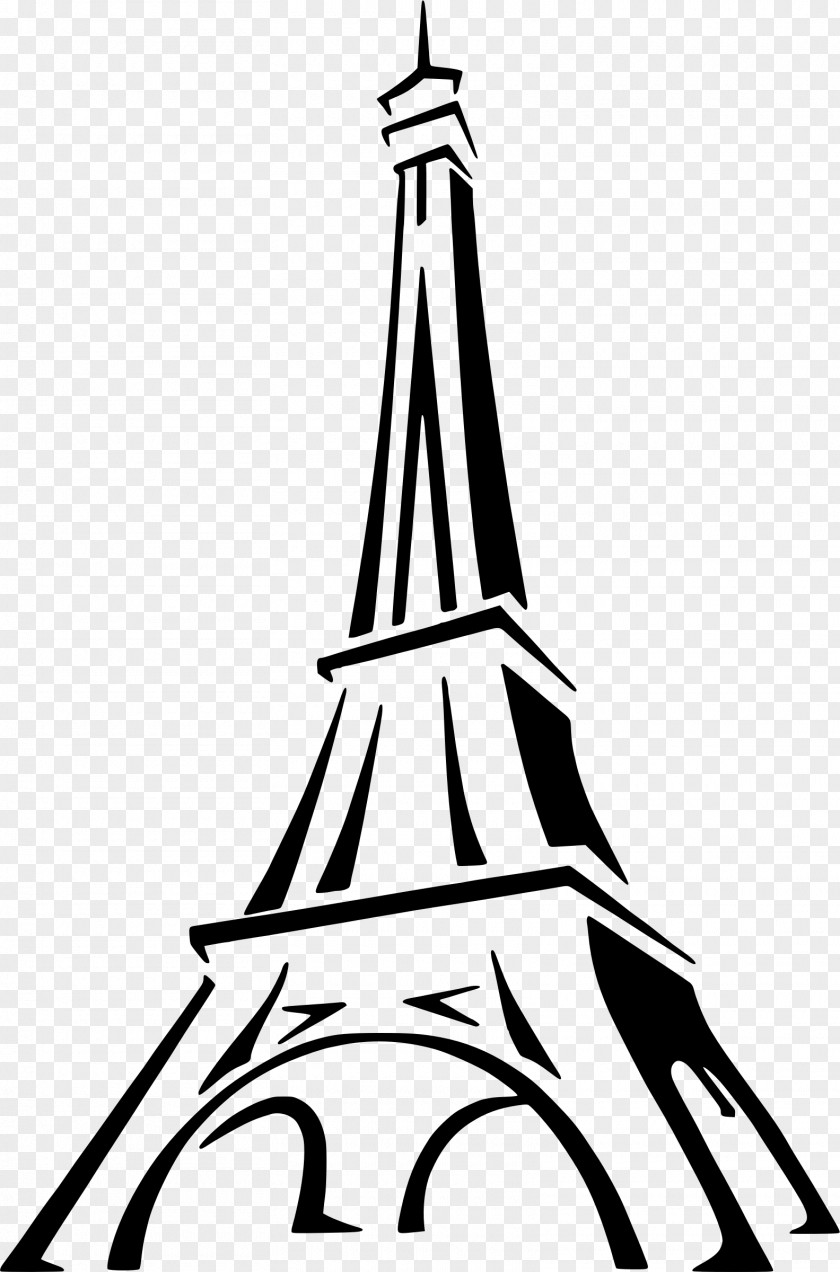 Eiffel Tower Photo Drawing Sketch PNG