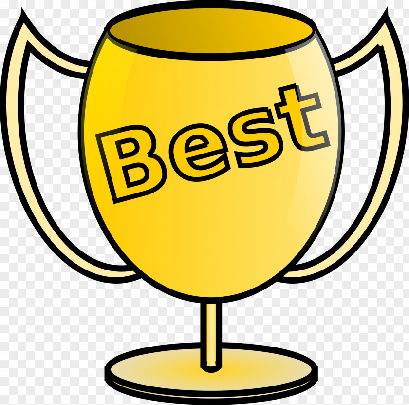 Golden Cup Clip Art PNG