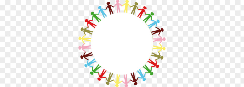 Group Circle Cliparts Holding Hands Stick Figure Clip Art PNG