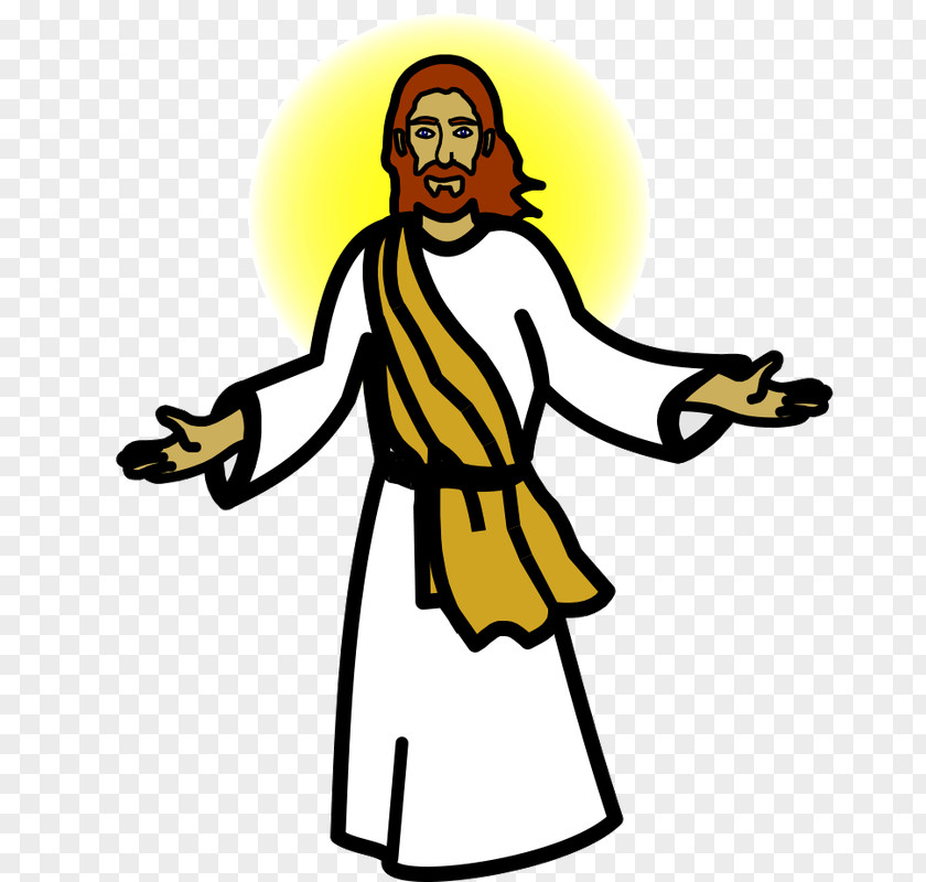 Jesus Christ In The Heaven Symbol Clip Art PNG