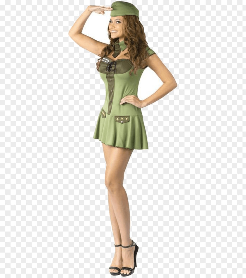 Military Costume Party Uniform Woman PNG