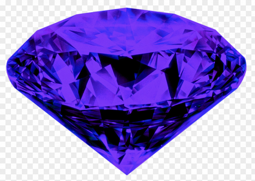 Purple Diamond PNG Image Gentlemen's Club Color Jewellery PNG