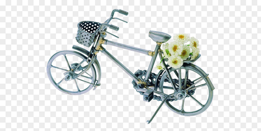 2017 Bike Bicycle Flower Icon PNG