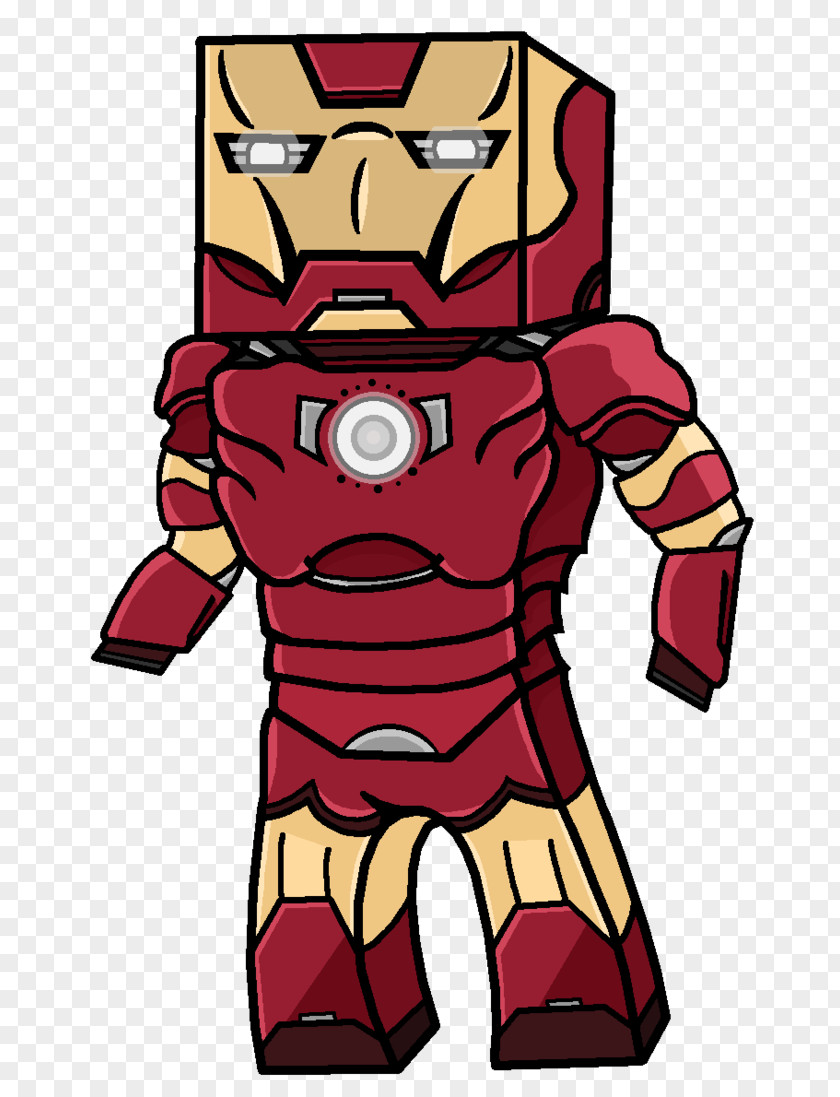 Cartoon IRON MAN Iron Man Minecraft YouTube Comics Drawing PNG