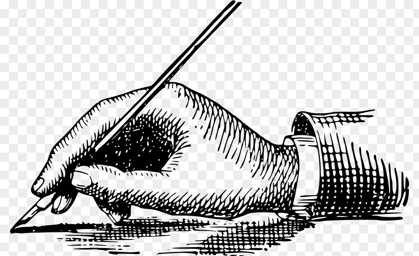 Holding Pen Handwriting Clip Art PNG