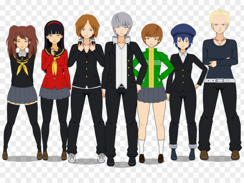 Persona Comiendo Shin Megami Tensei: 4 5 Fan Art Kisekae Set System PNG