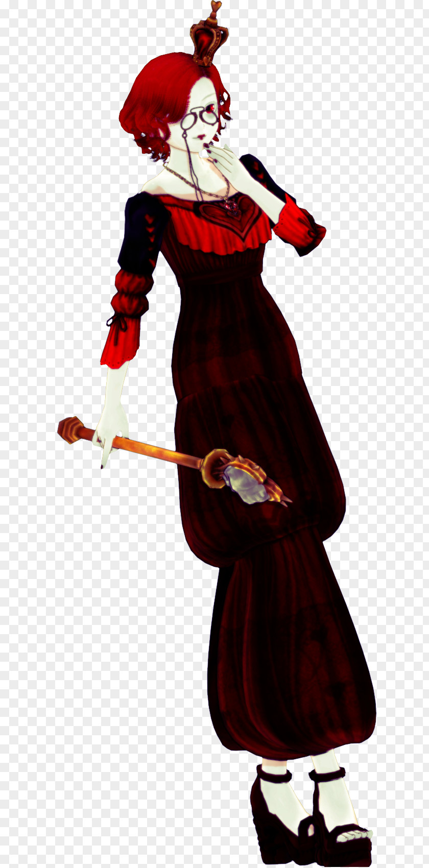 QUEEN OF HEART Costume Design Character Fiction PNG