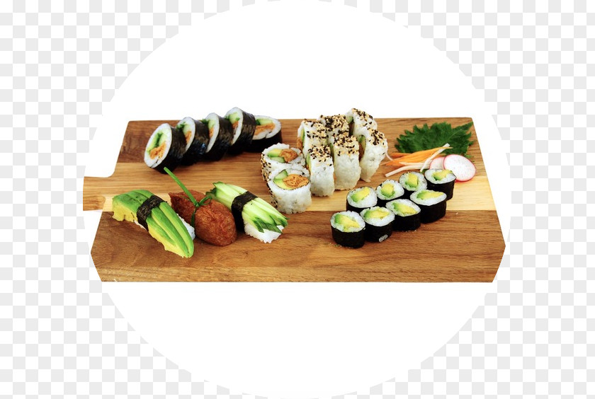 Sushi Takeaway California Roll Makizushi Vegetarian Cuisine Onigiri PNG