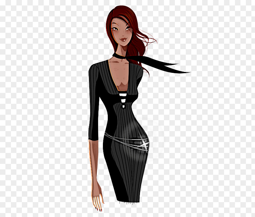 Clothing Black Dress Sleeve Little PNG