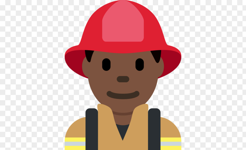 Firefighter Emoji Fire Department Emoticon Organization PNG