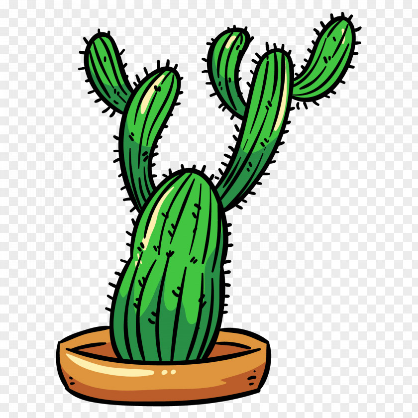 Langur Vector Graphics Cactus Image Illustration PNG