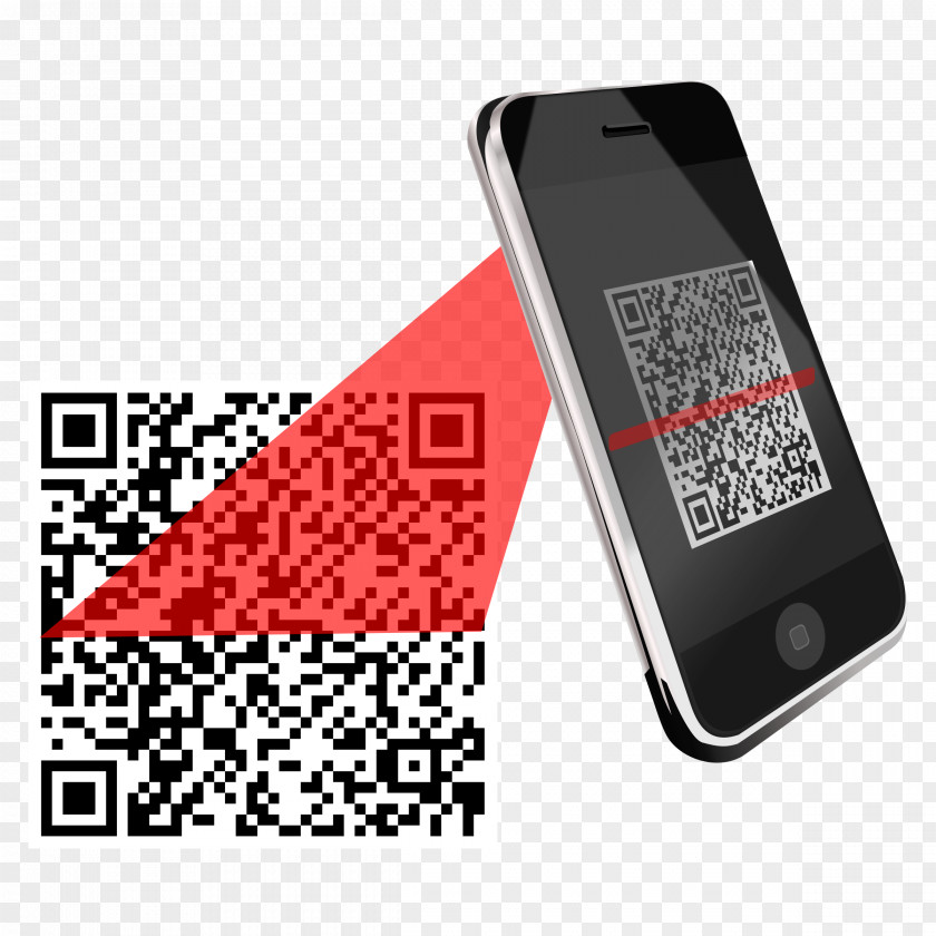 Scanned Cliparts QR Code Image Scanner Barcode Reader PNG