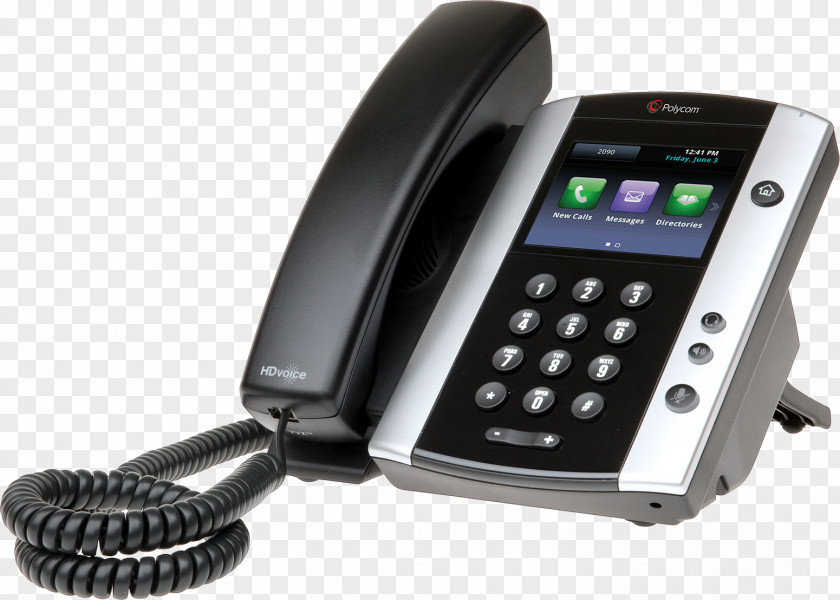 Smartphone Polycom VoIP Phone Telephone Unified Communications Voice Over IP PNG