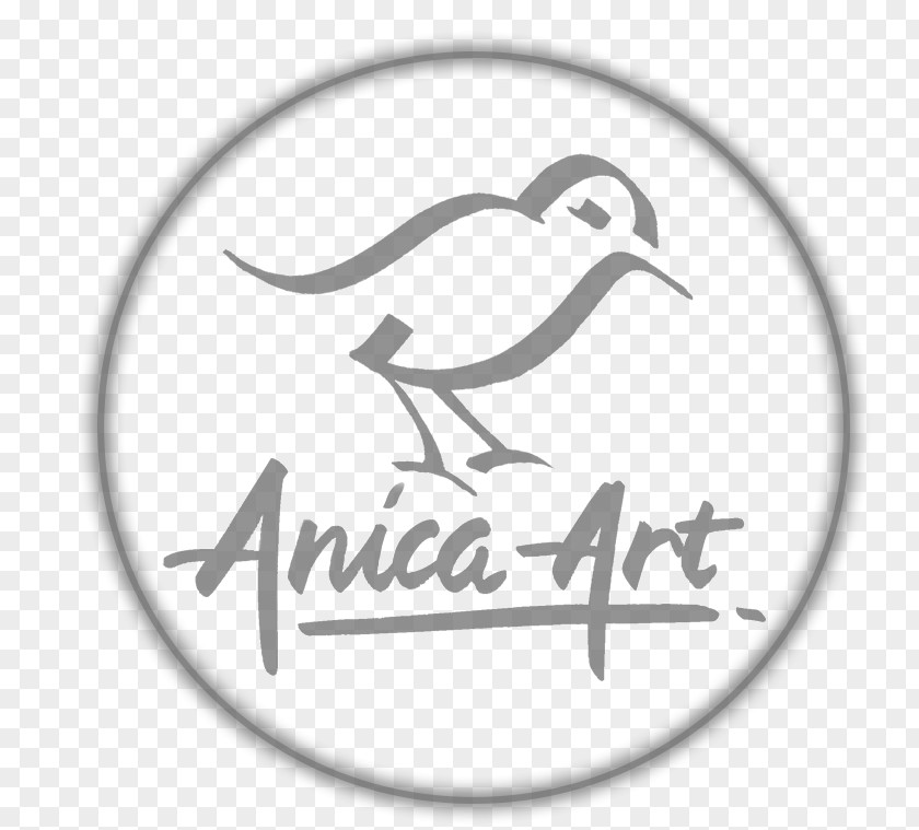 Bird Beak Logo White Font PNG