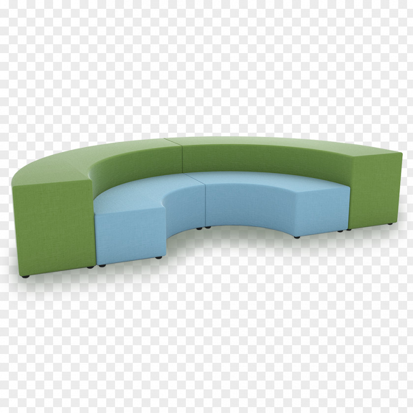 Curved Bench Couch Plastic PNG