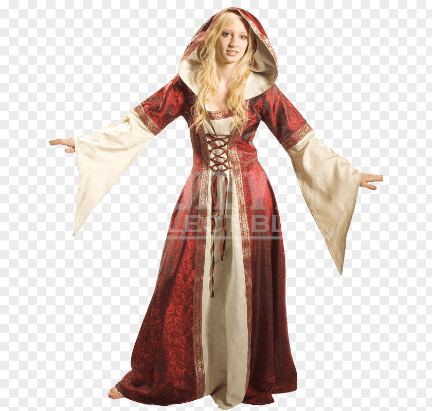 Dresses Robe Dress Clothing Wicca Middle Ages PNG