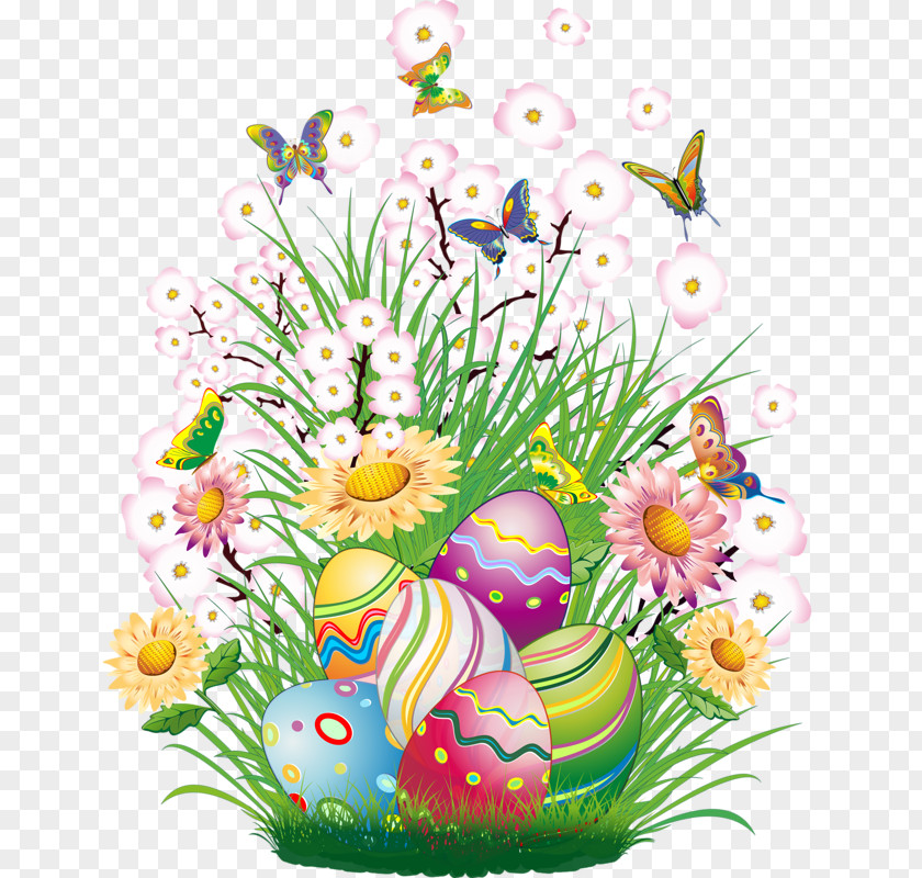 Hand-painted Eggs Easter Bunny Egg Clip Art PNG