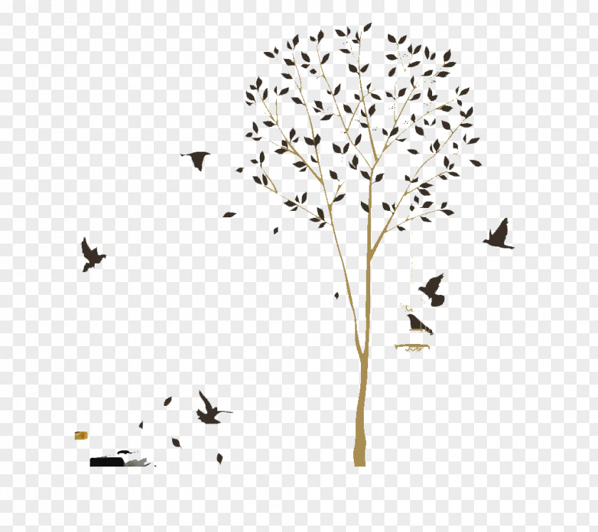 Crow Wall Decal Sticker Paper PNG