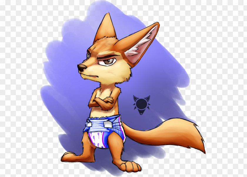 Dog Diaper Finnick Red Fox Infant PNG