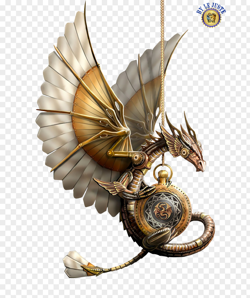 Dragon Steampunk Fantasy Science Fiction Tattoo PNG