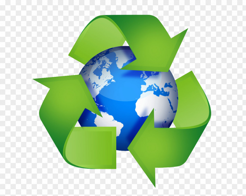Earth Recycling Symbol Sustainability Waste Minimisation PNG