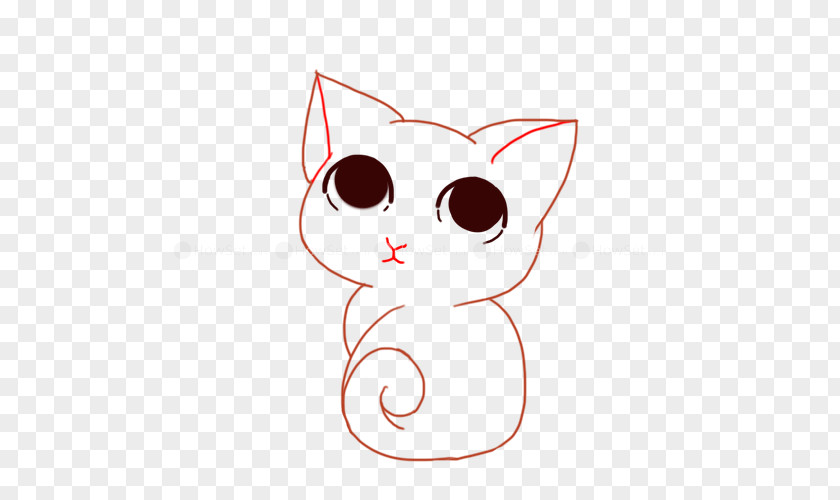 Orange Drawing Whiskers Kitten Domestic Short-haired Cat Dog PNG