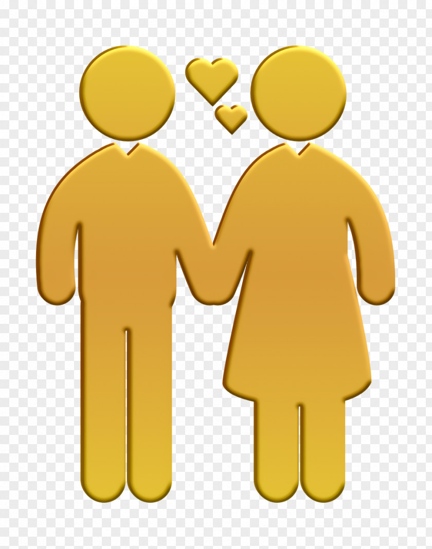 People Icon Human Pictos Couple Of Male Persons In Love PNG