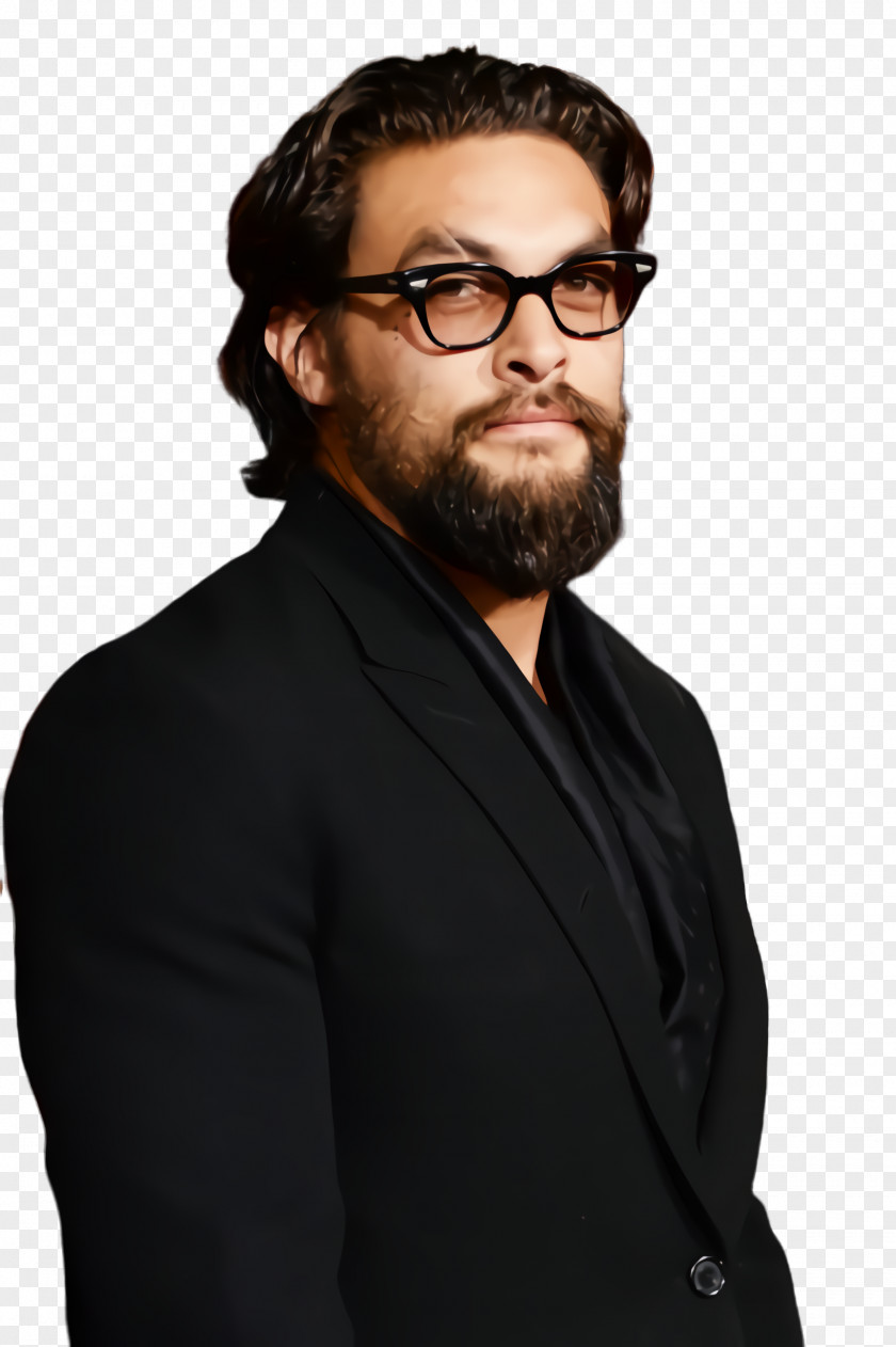 Whitecollar Worker Suit Glasses Background PNG