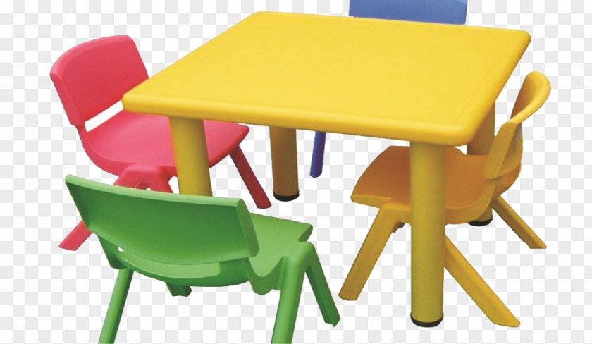Children's Plastic Tables And Chairs Table Chair Child PNG