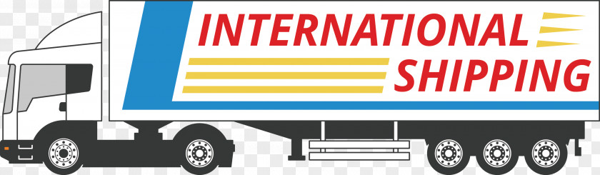 Truck Courier Decoration Transport PNG