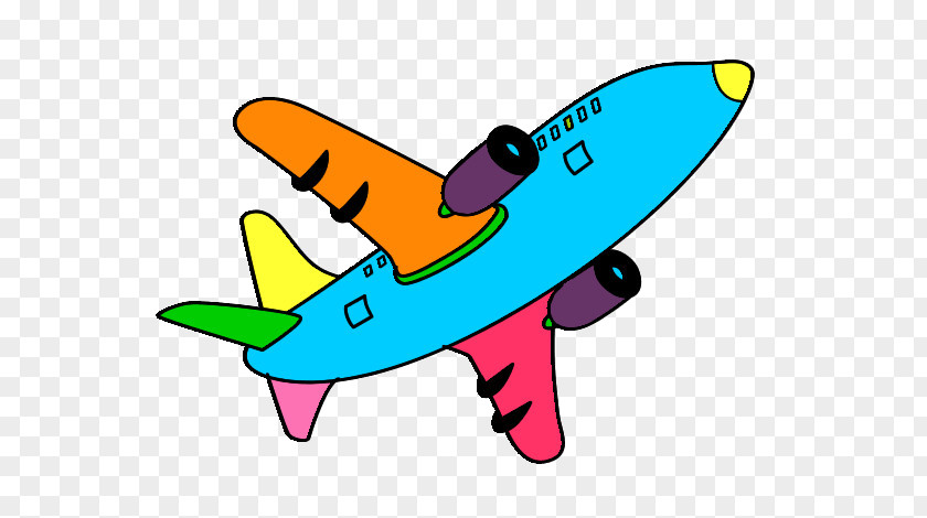 Airplane Air Transportation Drawing Flight PNG