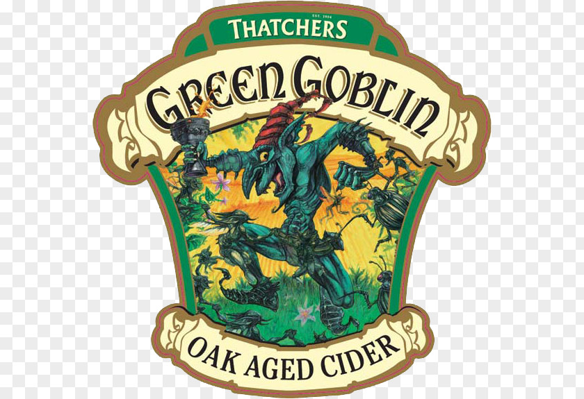 Beer Green Goblin Ale Label PNG
