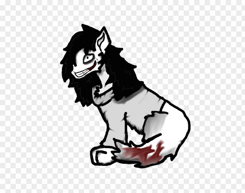 Cat Dog Jeff The Killer Image Drawing PNG