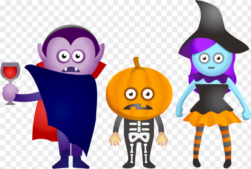 Fictional Character Animated Cartoon Trick-or-treat Violet Clip Art Animation PNG