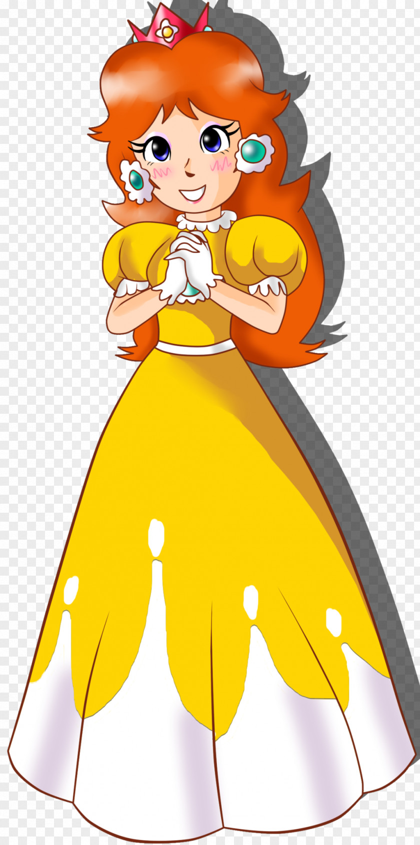 Mario Princess Daisy Fan Art PNG