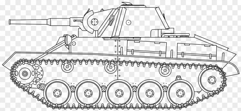 Tank T-70 Light Continuous Track T-40 PNG
