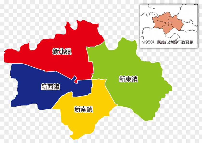 1950 Chiayi County County-controlled City 嘉义市 New Taipei PNG